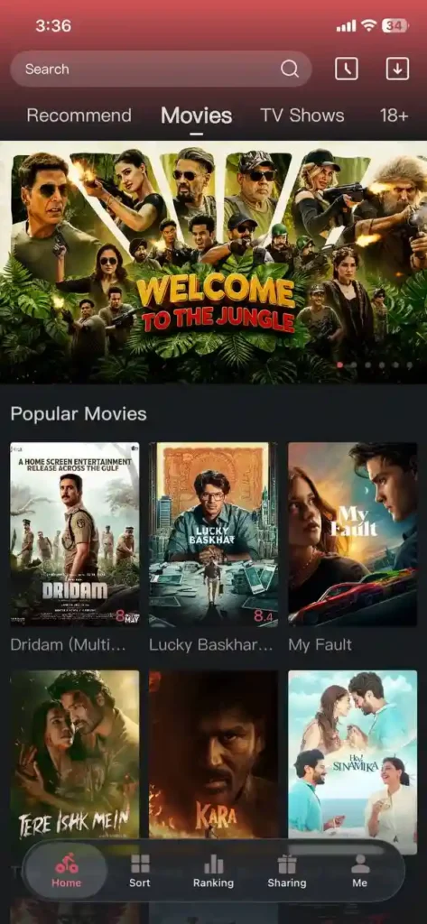 Pedal Pit Movie App 2
